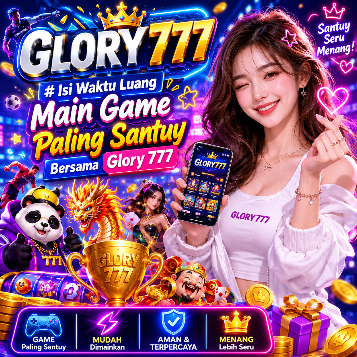 GLORY777: Link Game Online Asik Untuk Isi Waktu Luang Lebih Berwarna